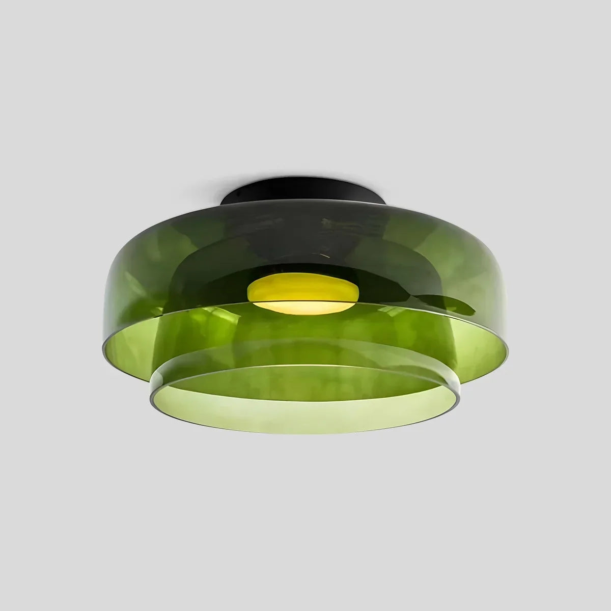 Colored Glass Ceiling Light for Bedroom | Desfino