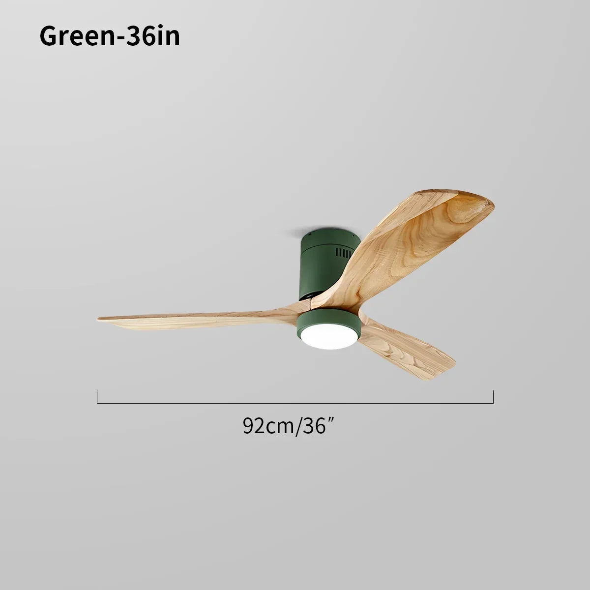 Mid-century Modern Hugger Ceiling Fan Lamp | Desfino