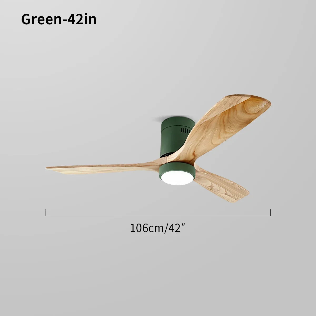 Mid-century Modern Hugger Ceiling Fan Lamp | Desfino