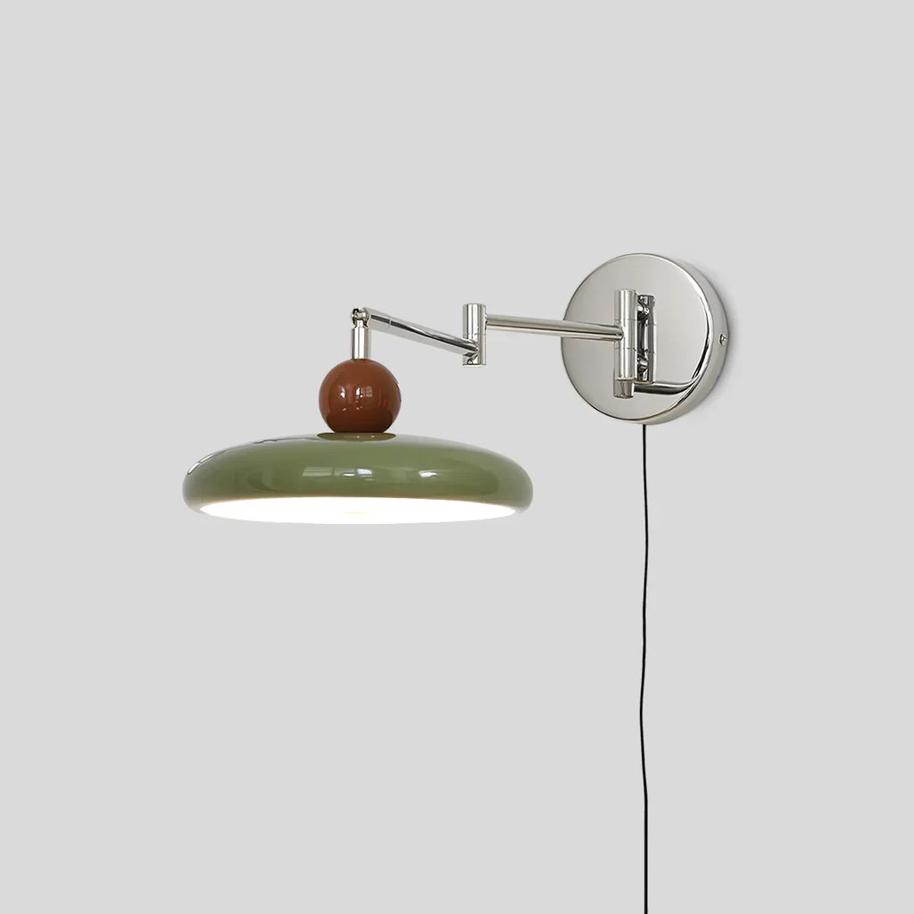 Lola Adjustable Arm Plug-in Wall Lamp | Desfino