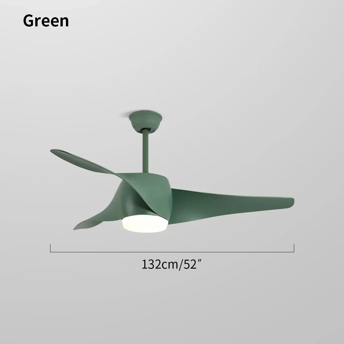 Deckenventilator mit Lampe und Propellerdesign für das Esszimmer | Desfino
