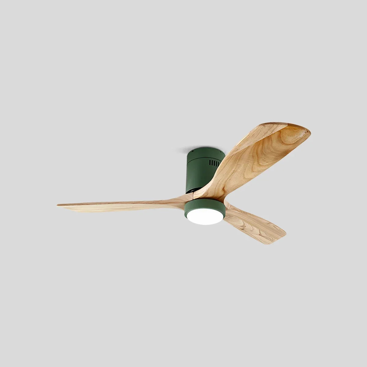 Mid-century Modern Hugger Ceiling Fan Lamp | Desfino