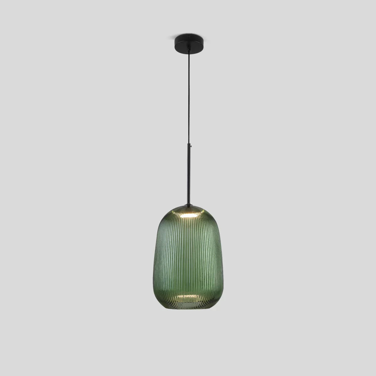 Nordic Pleated Colored Glass Pendant Light | Desfino