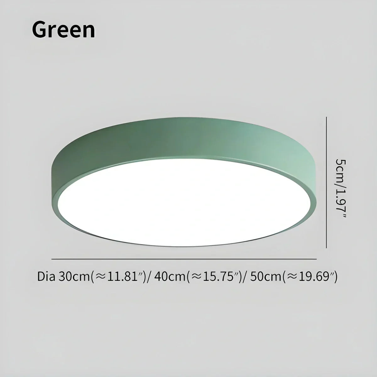 LED Minimalist Circular Macaron Ceiling Light | Desfino