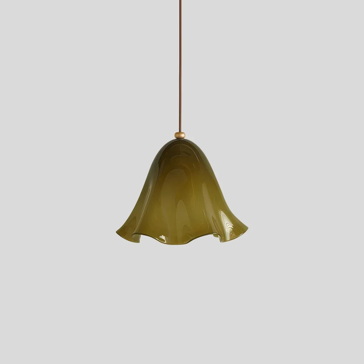 Vintage Flower Colored Glass Pendant Light | Desfino