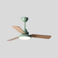 Moderne minimalistische Deckenventilatorleuchte mit drei Blättern | Desfino