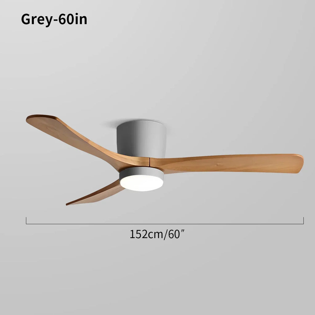 Large Low Profile Ceiling Fan with Light | Desfino