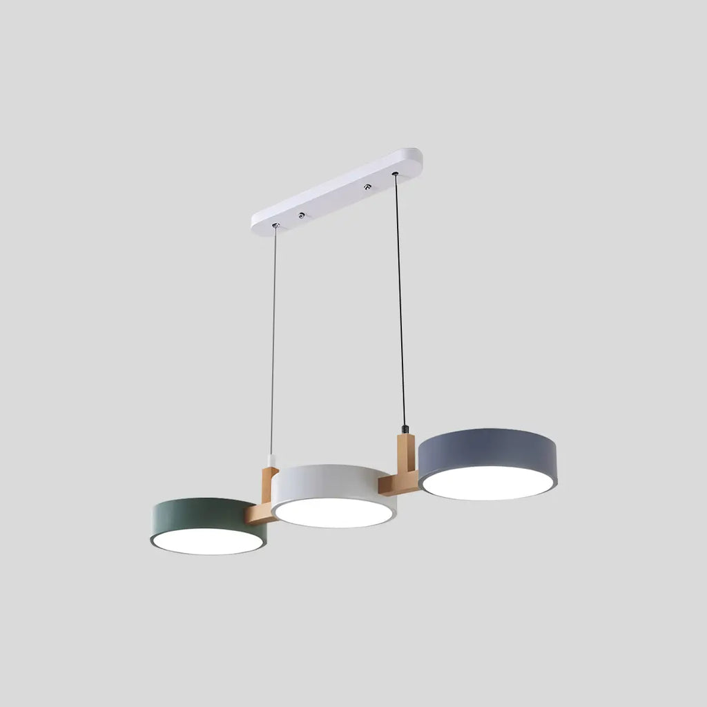 Rangeen Disc Splicing Pendant Light for Dining Room | Desfino