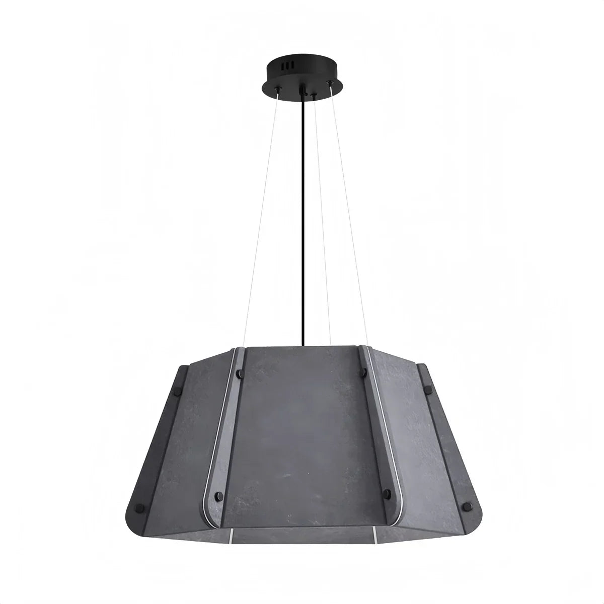 Outward Turning Circular Cone Acoustic Pendant Light | Desfino