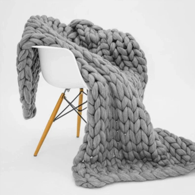 Coperta ponderata in cotone biologico Nora — Traspirante, lavabile - Desfino