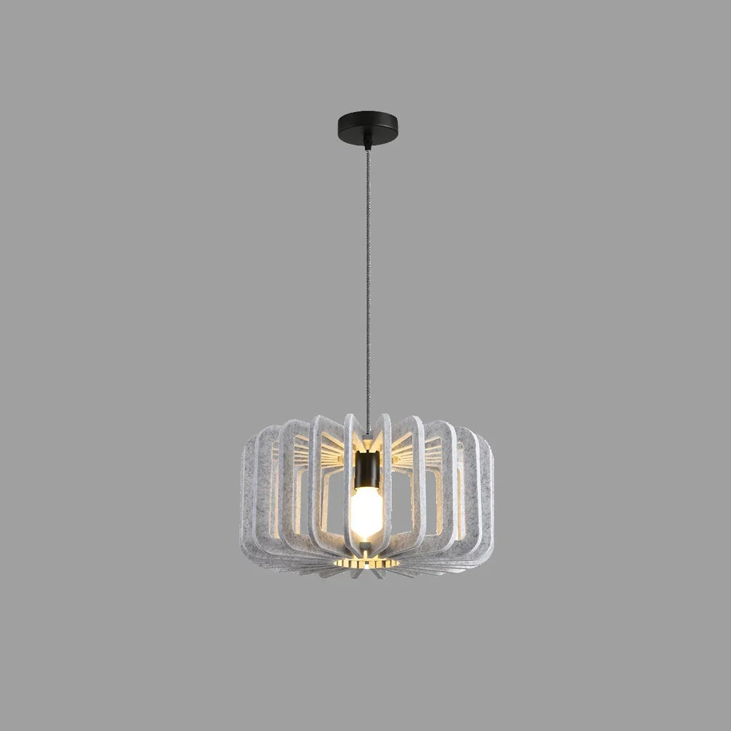 Column Shaped Birdcage Acoustic Pendant Light | Desfino