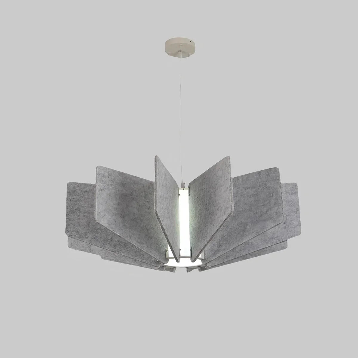 Wing Panel Acoustic Pendant Light for Living Room | Desfino