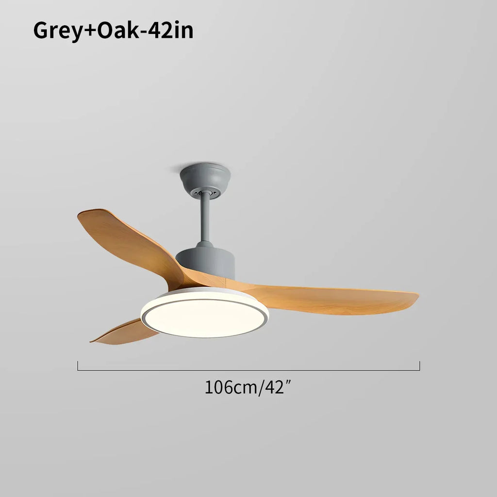 Modern 3 Blade Ceiling Fan with Light | Desfino