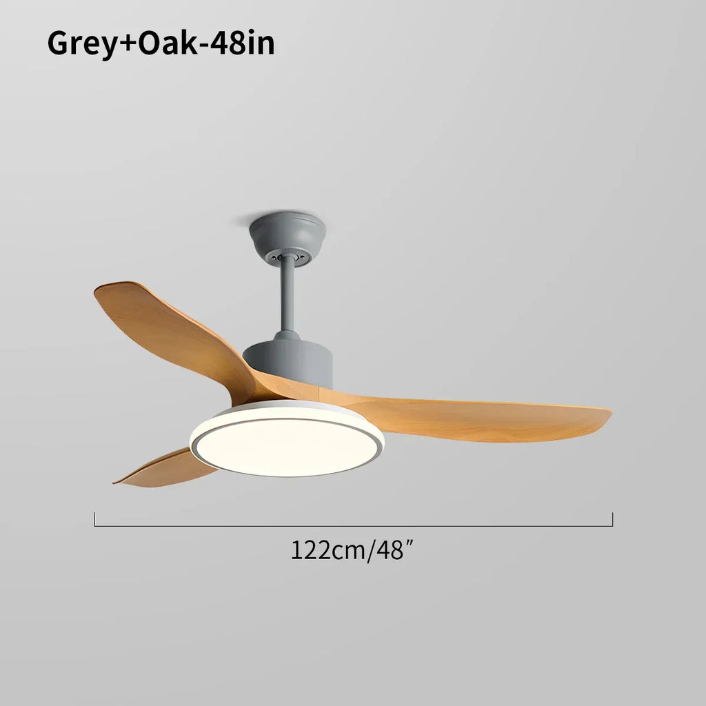 Modern 3 Blade Ceiling Fan with Light | Desfino