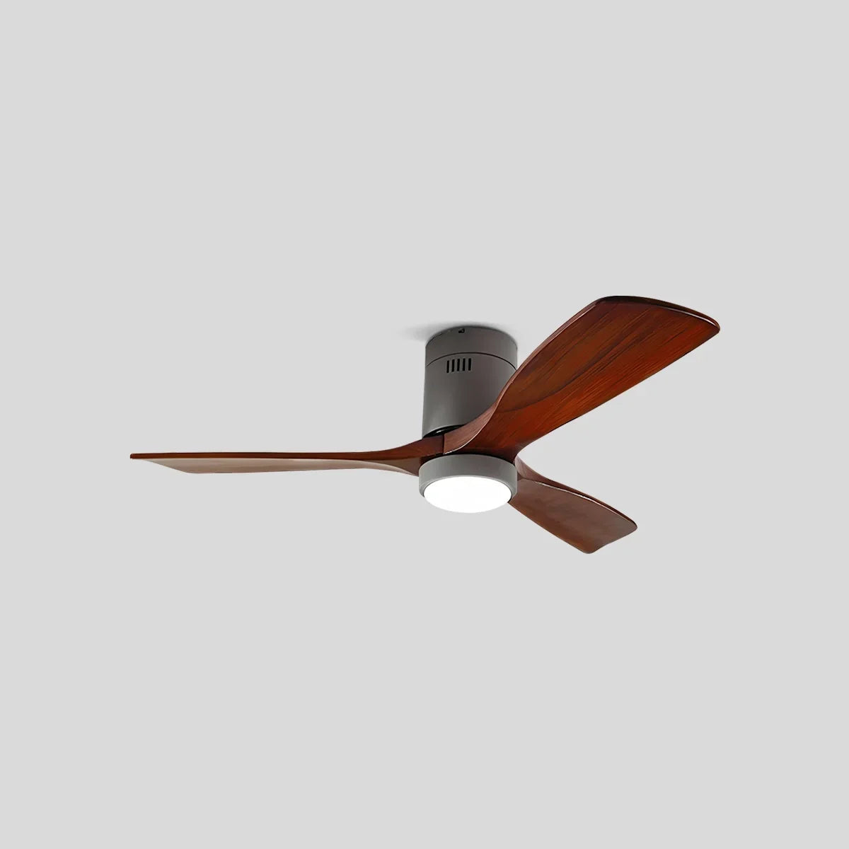 Mid-century Modern Hugger Ceiling Fan Lamp | Desfino