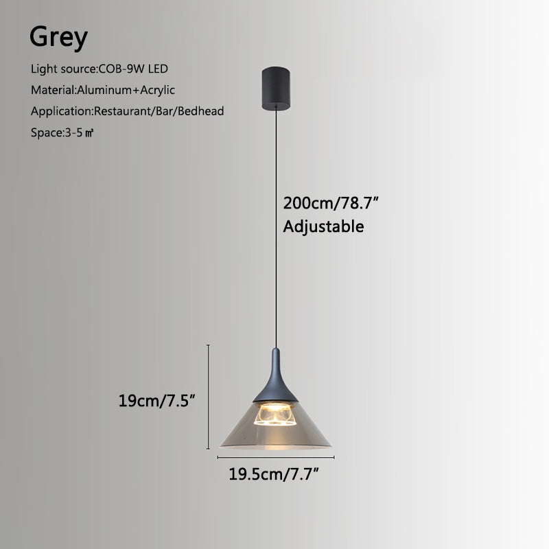 Nordic Led Art Pendant Light for Dining Room | Desfino