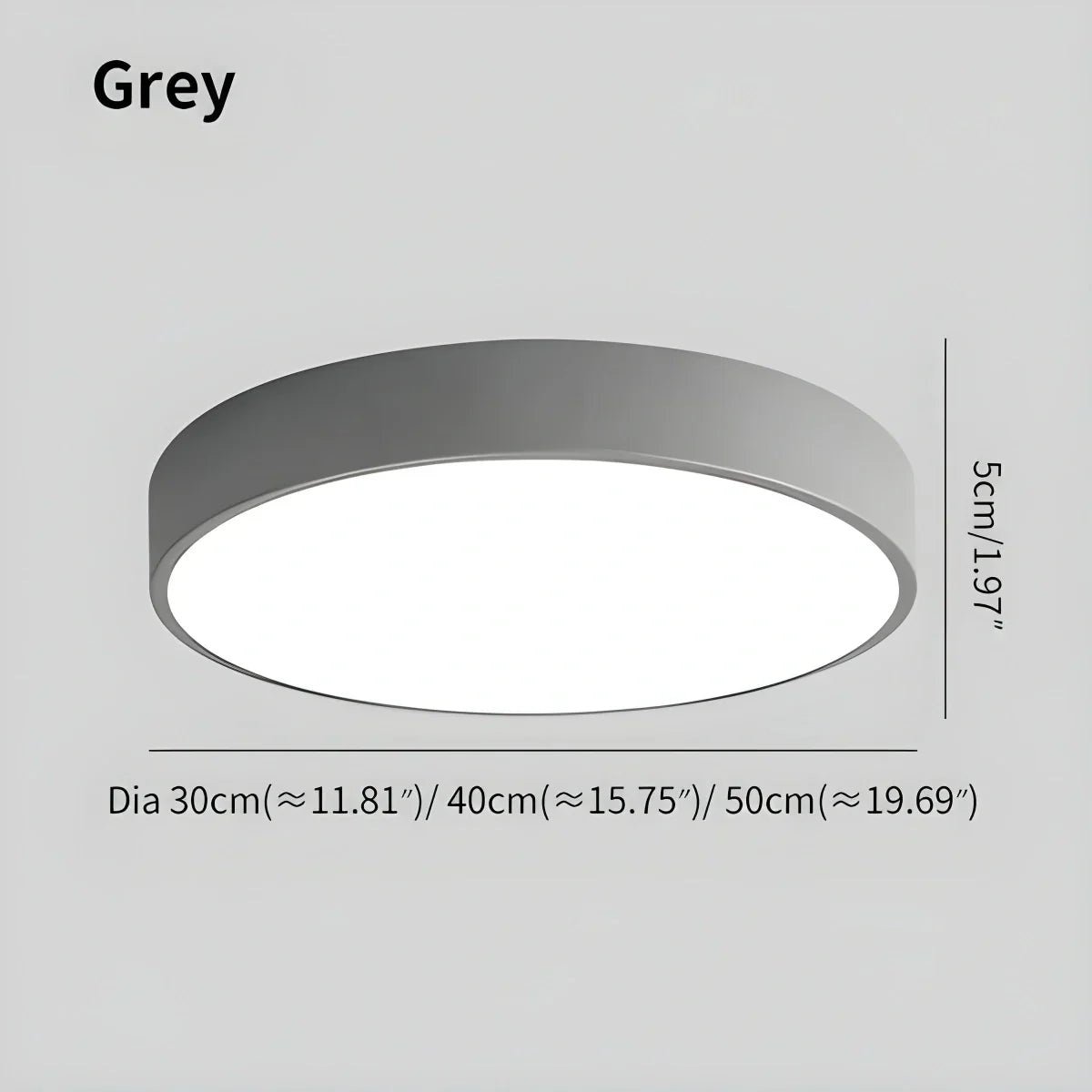 LED Minimalist Circular Macaron Ceiling Light | Desfino