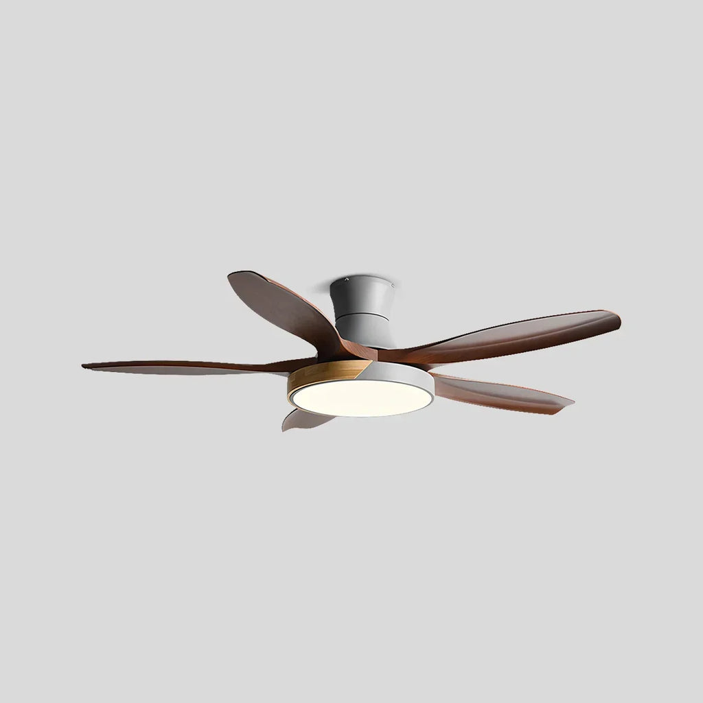 Nordic 5-Blade LED Ceiling Fan Light | Desfino