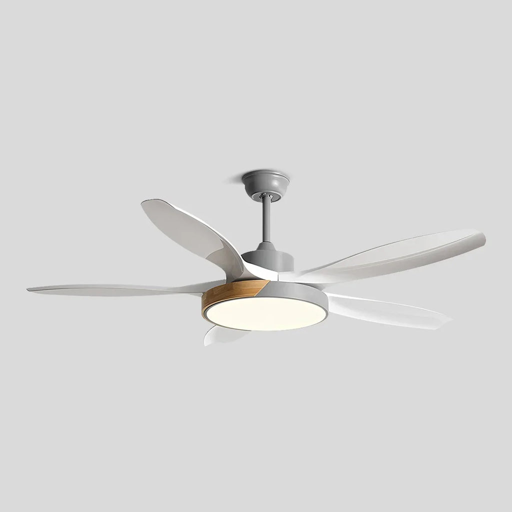 Nordic Living Room Ceiling Fan with Light | Desfino