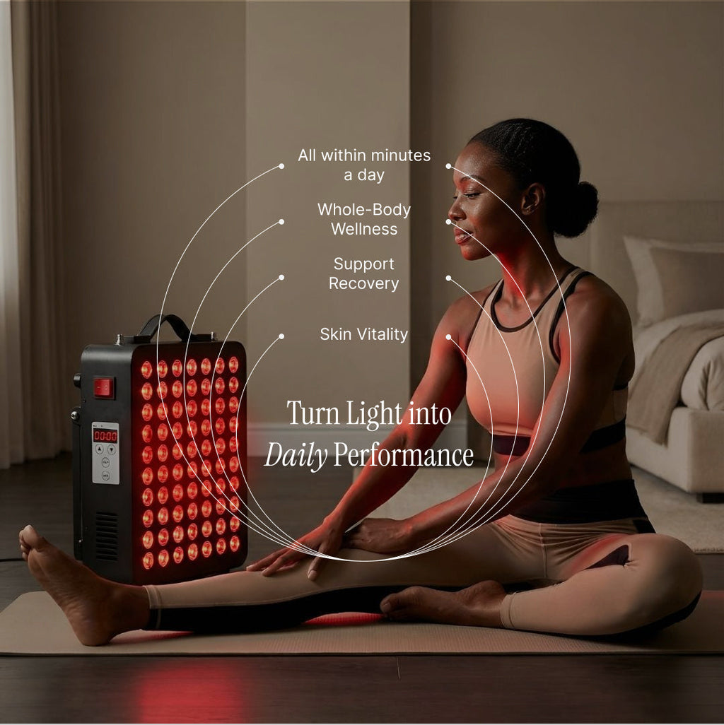 لوحة LumiThera Pro LED ثنائية الطيف - ضوء أحمر بطول موجي 660nm وتحت الأحمر القريب بطول موجي 850nm، بقدرة 300W - Desfino