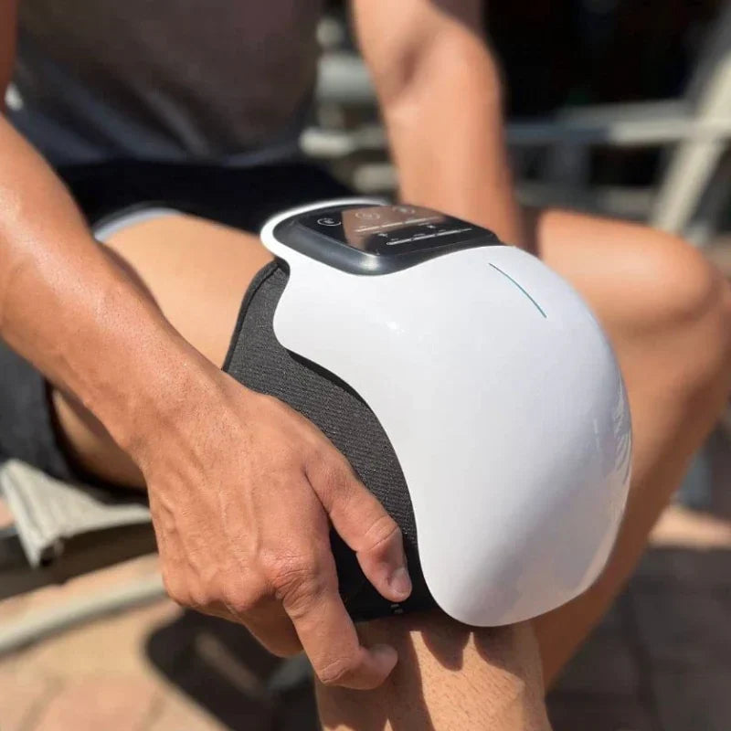 Massageador infravermelho para joelhos APEX — Calor, vibração e compressão | Desfino