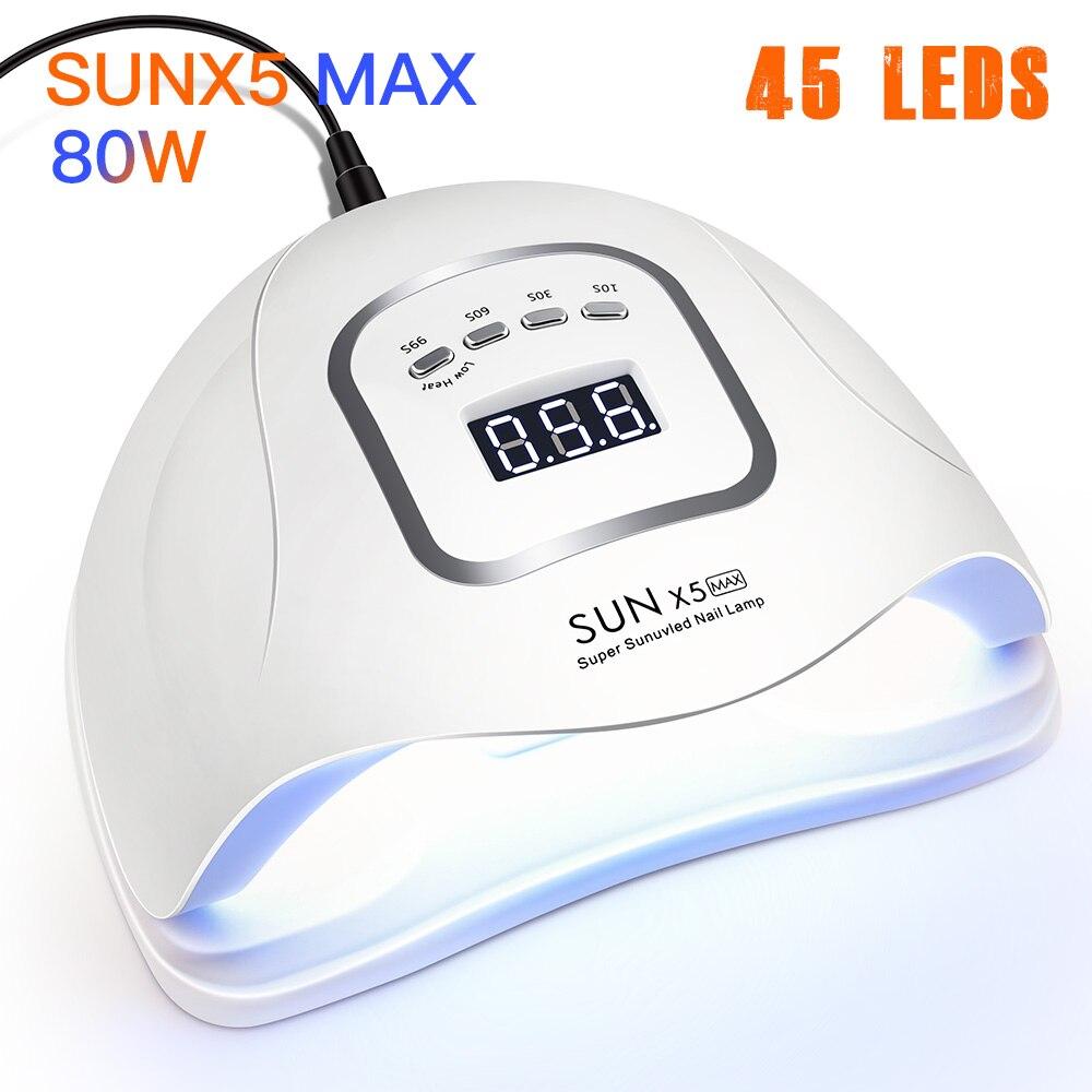 LumaPro 72-W-UV-LED-Nagellampe — LCD-Timer, Infrarotsensor, 99-s-Modus - Desfino