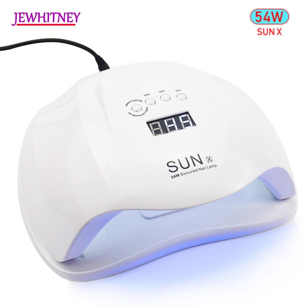 LumaPro 72-W-UV-LED-Nagellampe — LCD-Timer, Infrarotsensor, 99-s-Modus - Desfino