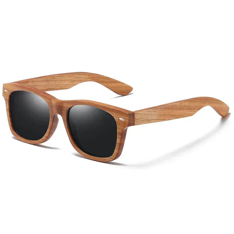 Óculos de sol de bambu polarizados UV400 Verdaro — Lentes premium - Desfino