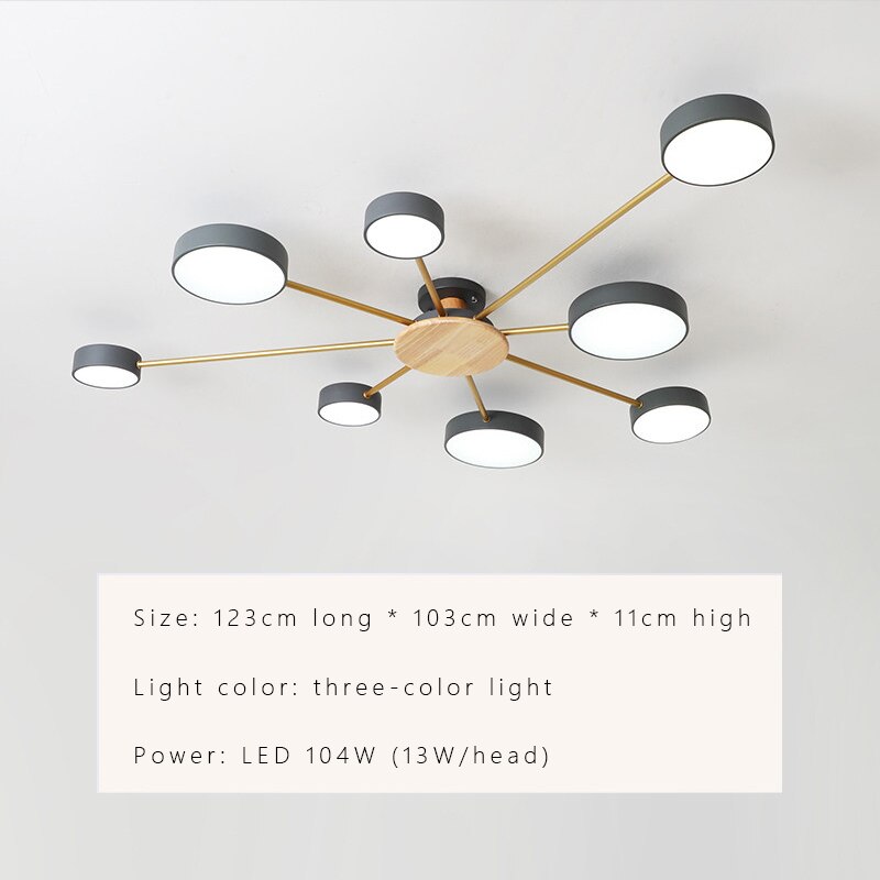 Luminax LED Chandelier — Scandinavian Modern Warm Lighting - Desfino