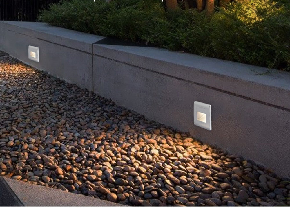 NovaStair 埋め込み型LED階段ライト - PIR、4色、90–260V - Desfino