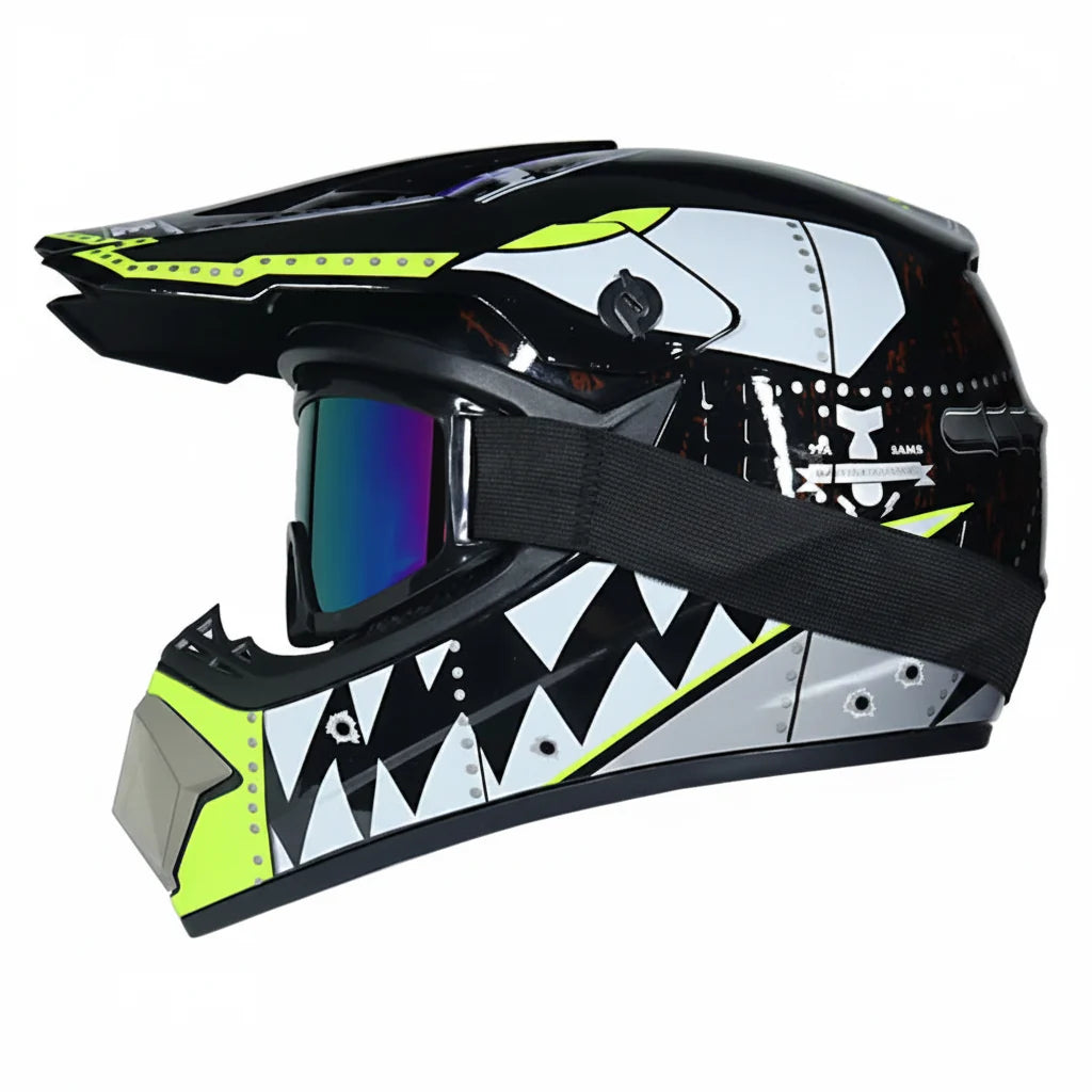 Könnyű terepmotoros bukósisak — Off-road motorkerékpáros védelem | Desfino