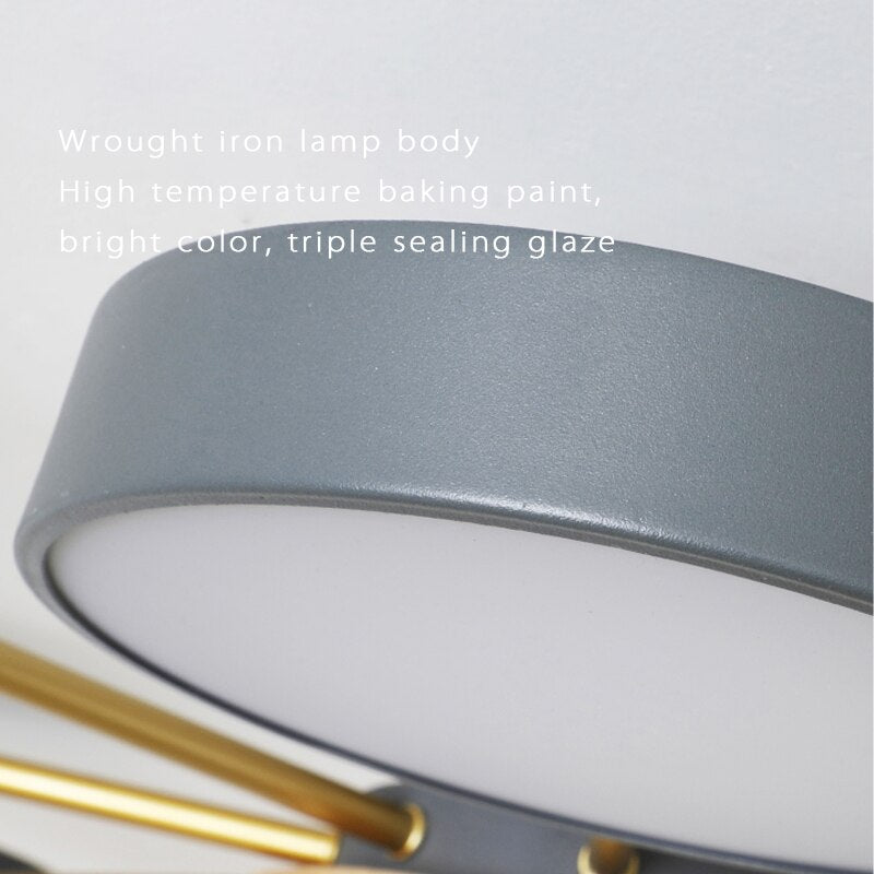 Luminax LED Chandelier — Scandinavian Modern Warm Lighting - Desfino