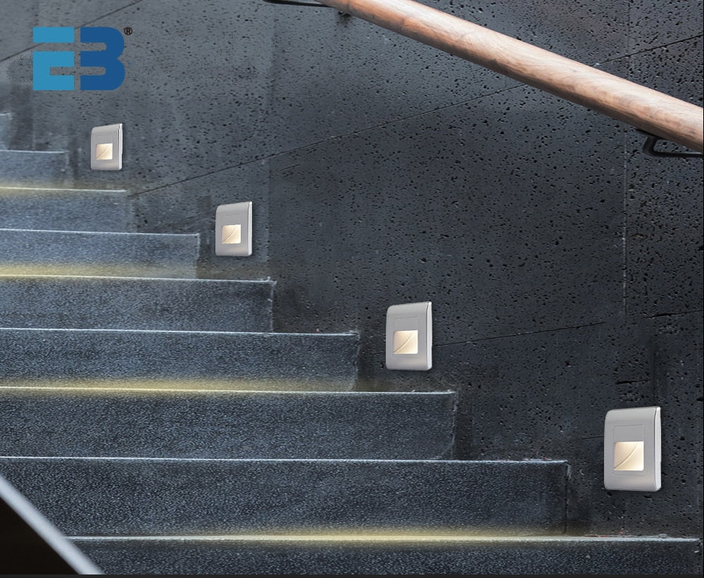 AstraLite LED schodišťové světlo — PIR pohybový senzor, čtyři barevné režimy
