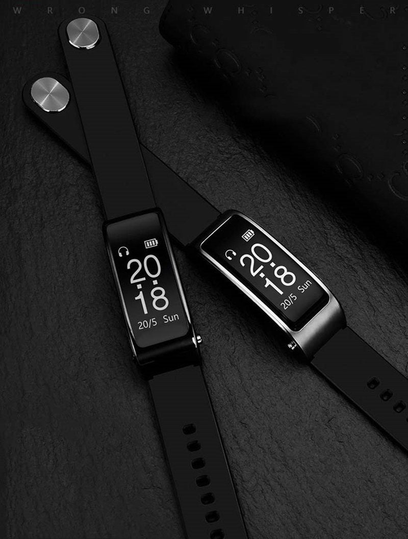 KairoLink smartklocka — Bluetooth-headset, pulsmätning och blodtrycksövervakning - Desfino
