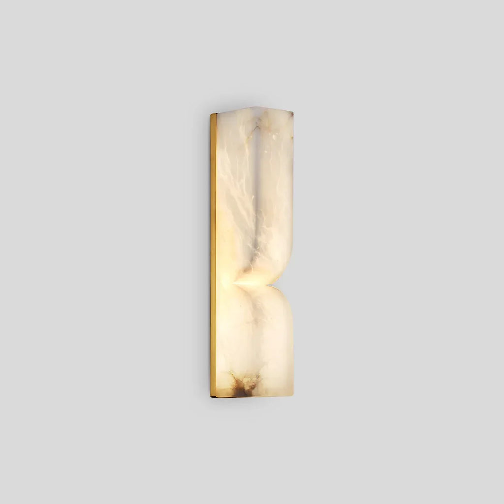 Luxuriöse spanische Alabaster-Wandleuchte für den Flur | Desfino