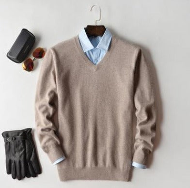 Maglione in cashmere Elarin — Vestibilità classica, consistenza morbida, struttura definita - Desfino