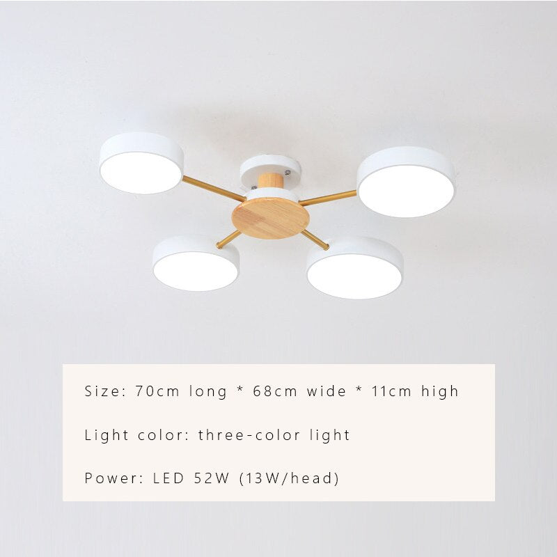 Luminax LED Chandelier — Scandinavian Modern Warm Lighting - Desfino