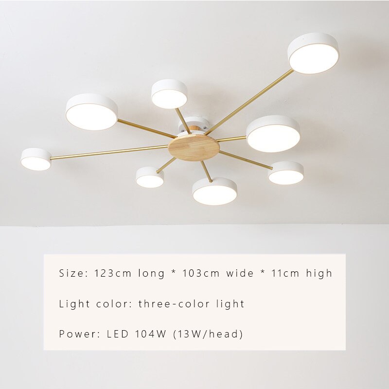 Luminax LED Chandelier — Scandinavian Modern Warm Lighting - Desfino