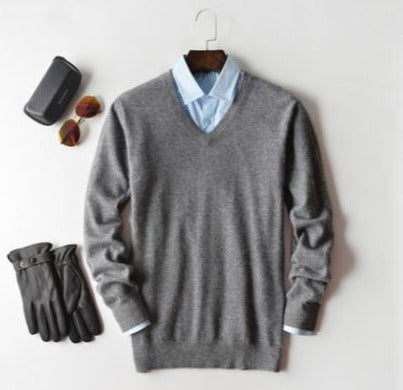 Maglione in cashmere Elarin — Vestibilità classica, consistenza morbida, struttura definita - Desfino