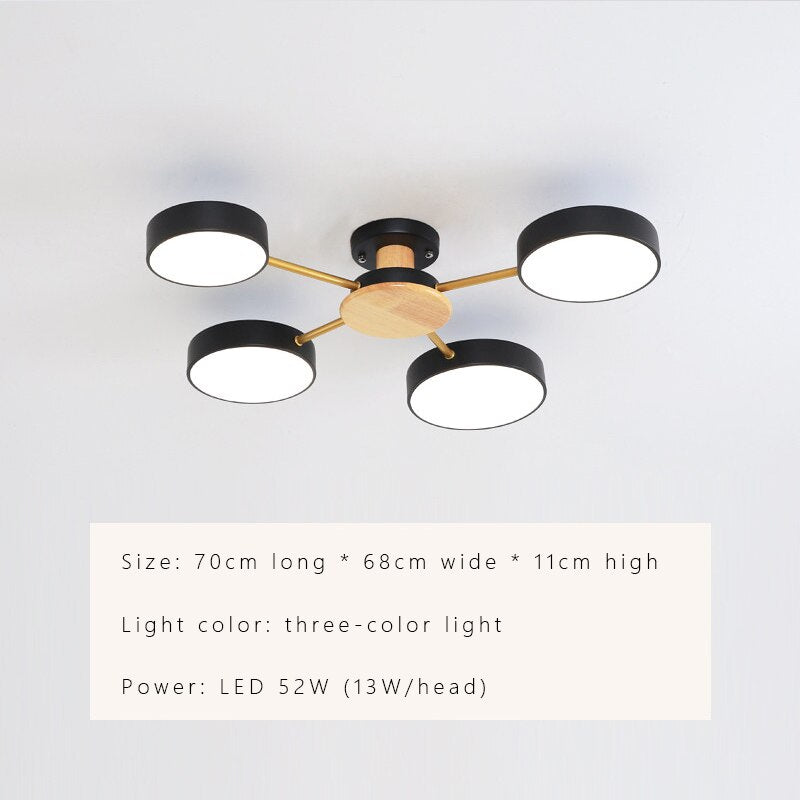 Luminax LED Chandelier — Scandinavian Modern Warm Lighting - Desfino