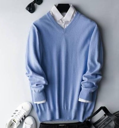 Maglione in cashmere Elarin — Vestibilità classica, consistenza morbida, struttura definita - Desfino