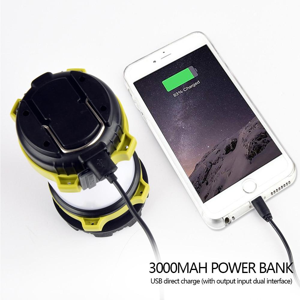 פנס קמפינג נטען LumosPro — סוללת גיבוי USB בנפח 3000mAh - Desfino