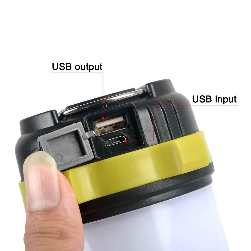 פנס קמפינג נטען LumosPro — סוללת גיבוי USB בנפח 3000mAh - Desfino