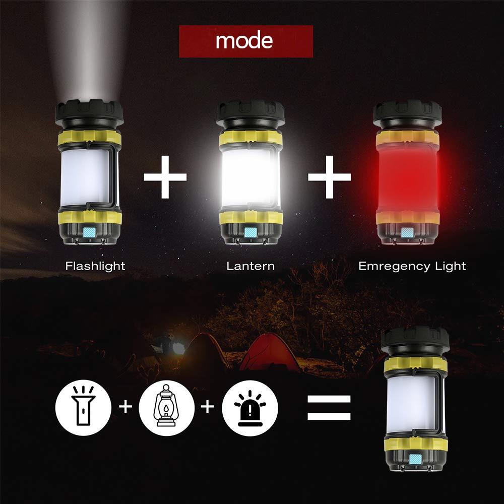 פנס קמפינג נטען LumosPro — סוללת גיבוי USB בנפח 3000mAh - Desfino