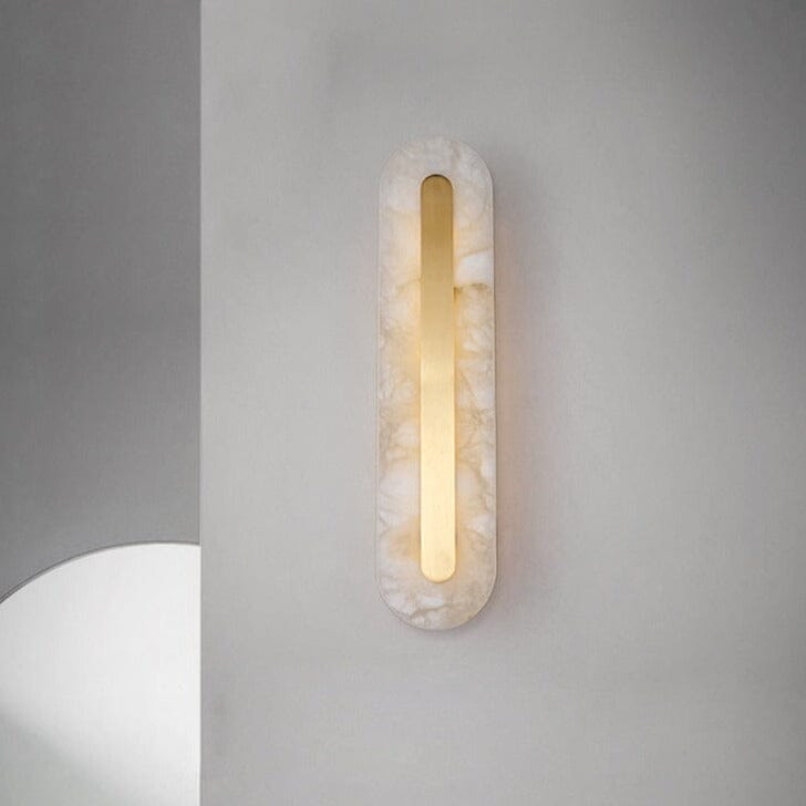 Aurelia Round Marble Wall Light — Timeless Elegant Glow - Desfino