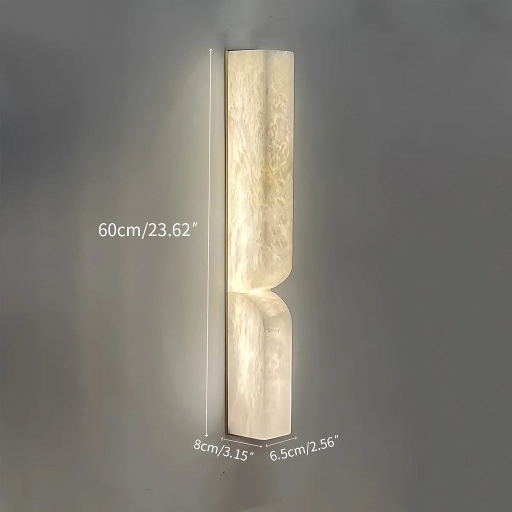 Luxuriöse spanische Alabaster-Wandleuchte für den Flur | Desfino