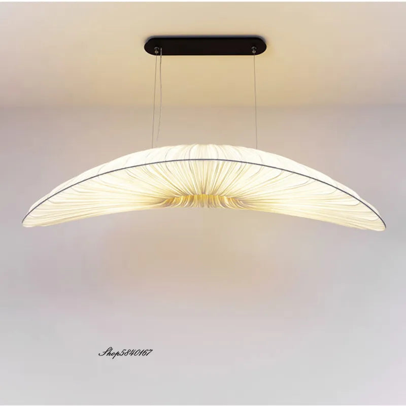 Lampadario in tessuto Aurelia Sailing — Lampada a sospensione LED bianca - Desfino