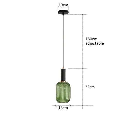 AuraGlass retro LED závěsné svítidlo — svítidlo ve vintage stylu - Desfino