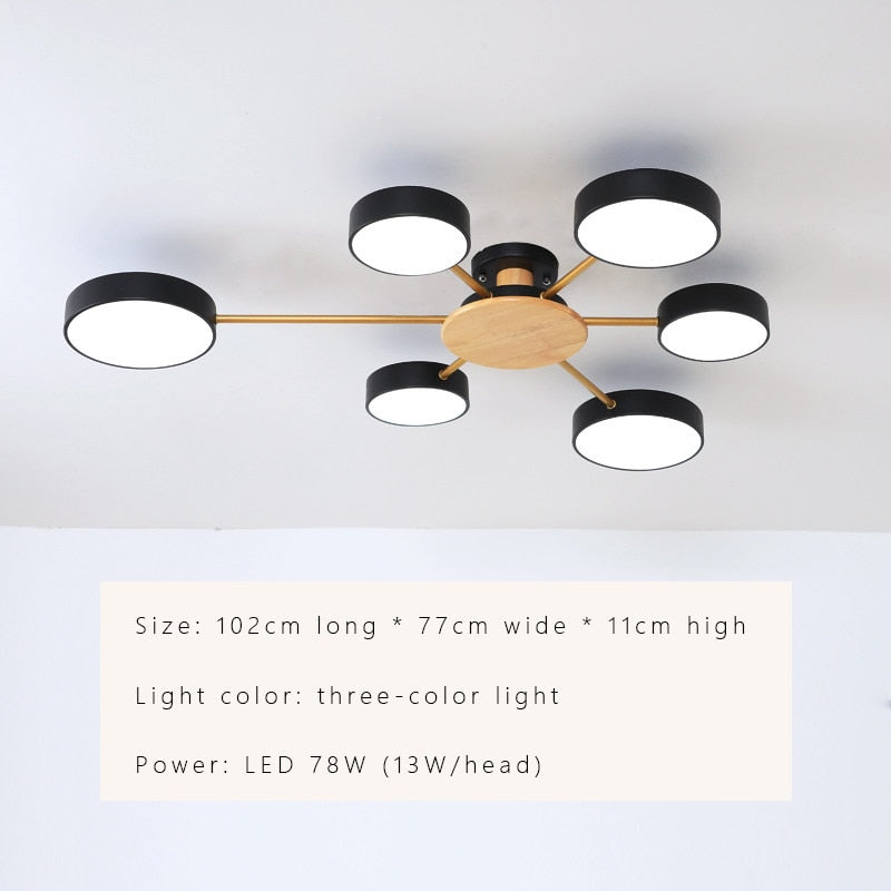 Luminax LED Chandelier — Scandinavian Modern Warm Lighting - Desfino