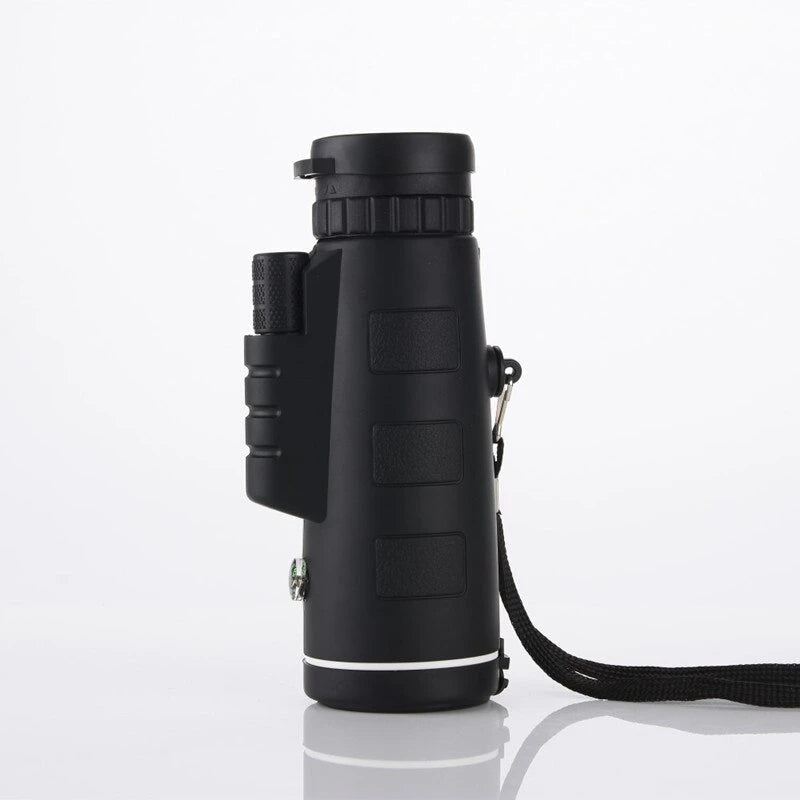 AstraView Pro 10x vanntett monokulærkikkert — telefonholder og stativ | Desfino